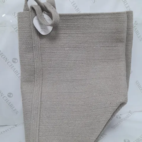 BOXED K BY KELLY HOPPEN COTTON BRAIDED OVERSIZED STORAGE BAG