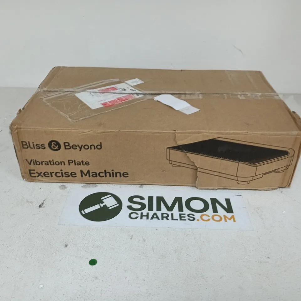 BOXED BLISS & BEYOND VIBRATION PLATE EXERCISE MACHINE