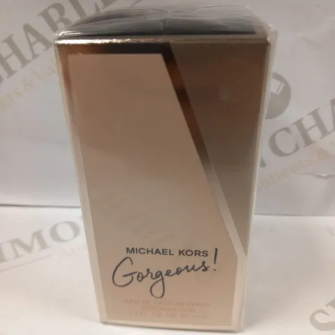 BOXED AND SEALED MICHEAL KORS GORGEOUS EAU DE PARFUM 50ML