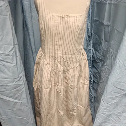 OMNES SURI DRESS β CREAM/BLACK STRIPE β UK 12