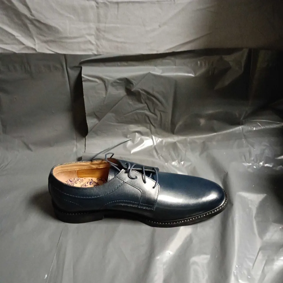 BOSE LONDON MEN'S NAVY BLUE LEATHER OXFORD SHOES SIZE EUR 45 