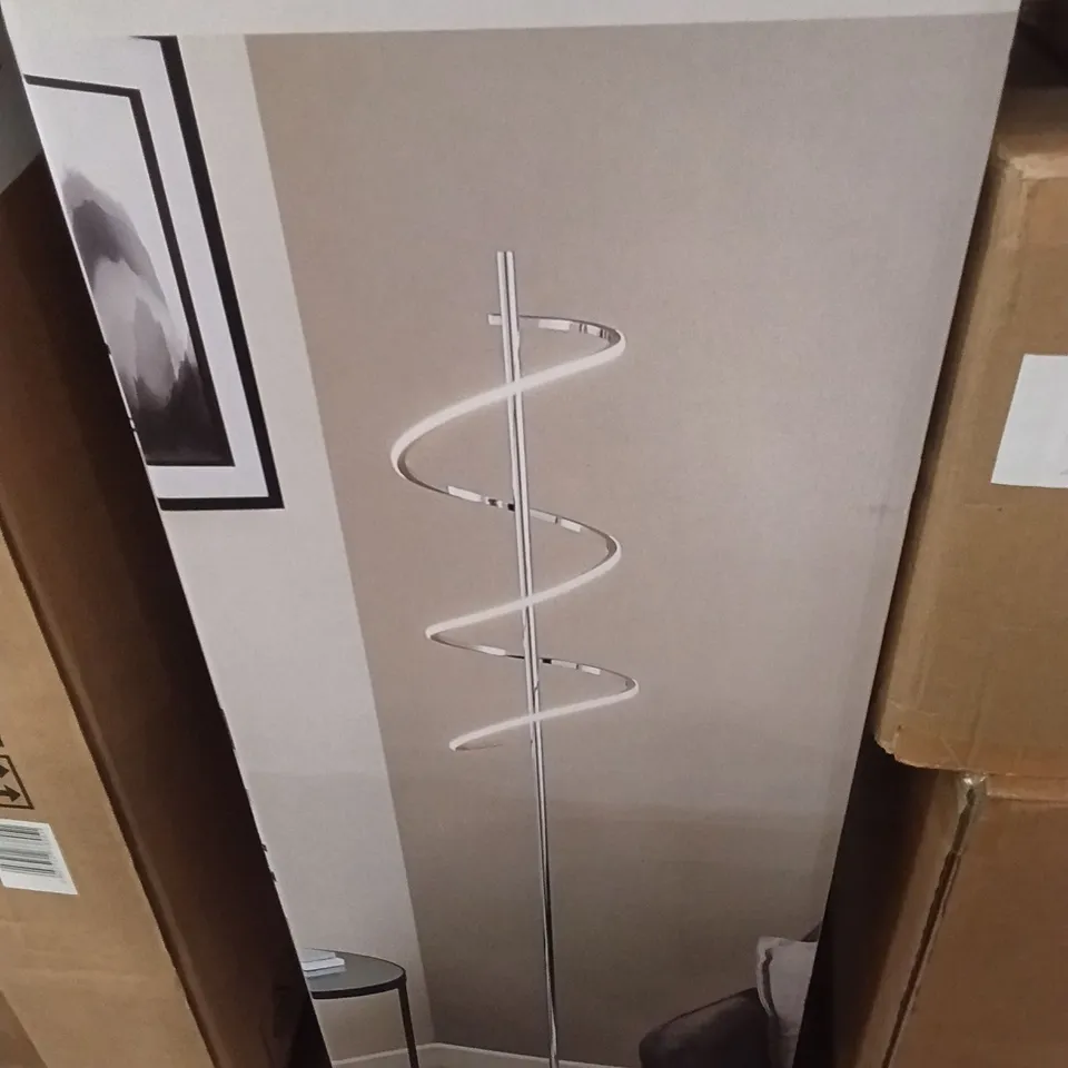 BOXED DUNHELM APOLLO INTEGRATED LED FLOOR LAMP 