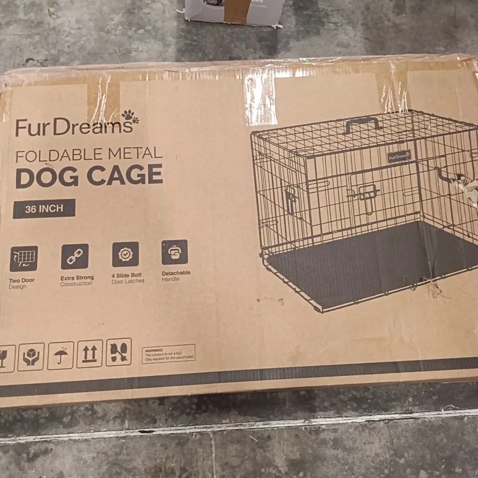 BOXED DOG CAGE 36 INCH