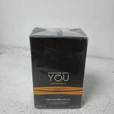 BOXED AND SEALED EMPORIO ARMANI STRONGER WITH YOU INTENSELY EAU DE PARFUM (100ML)