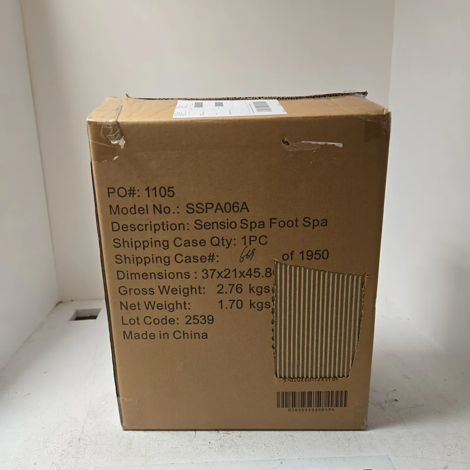 CONFIER FOOT MASSAGER CF-5212RC – BLACK, DUAL FOOT WELLS (BOXED)