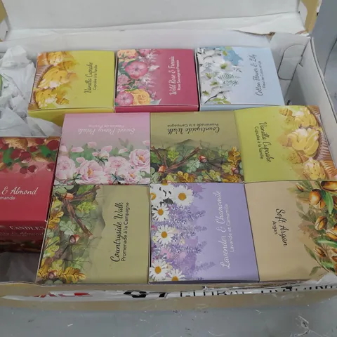 PRICES CANDLES SET OF 10 JAR CANDLES IN GIFT BOXES