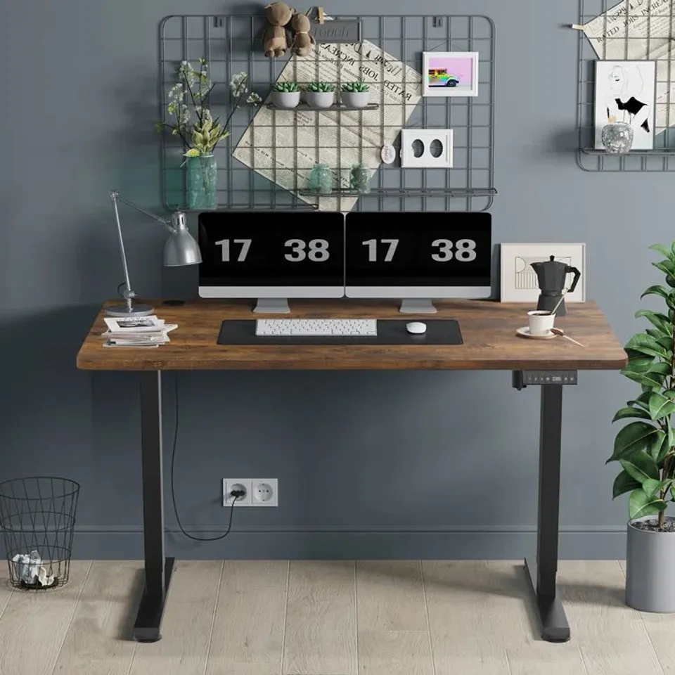 BOXED DIONYSIUS 140CM X 70CM ELECTRIC DESK (1 BOX)