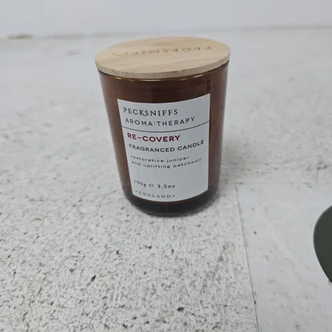 PECKSNIFFS AROMA THERAPY RE-COVERY FRAGRANCED CANDLE 100G