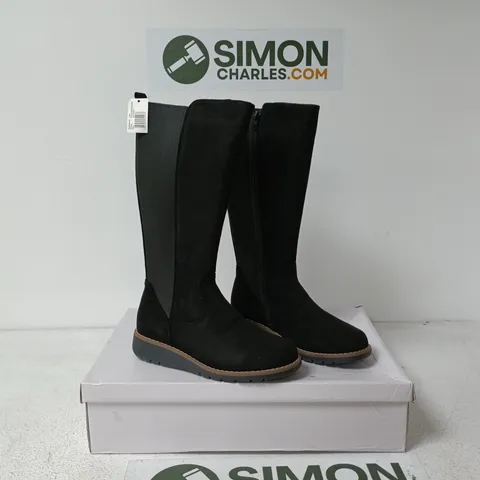 SHOES BY EMMA "LISA" BOOTS BLACK UK 5 BOXED