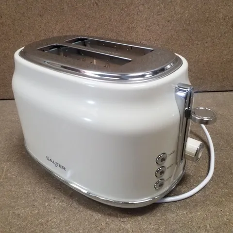 BOXED SALTER EK6724CRM RETRO 2 SLICE TOASTER - CREAM