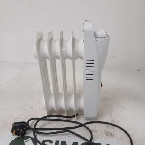 500W MINI OIL-FILLED RADIATOR – WHITE