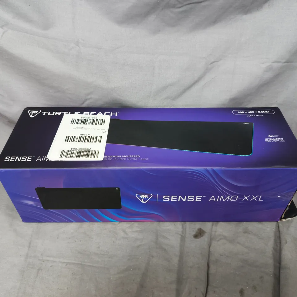BOXED TURTLE BEACH SENSE AIMO XXL ULTRA-WIDE RGB GAMING MOUSEPAD