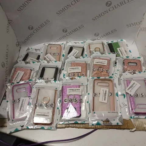 ASSORTED LOT OF 20 PHONE CASES TO INCLUDE DIFFERENT COLOURS AND STYLES 