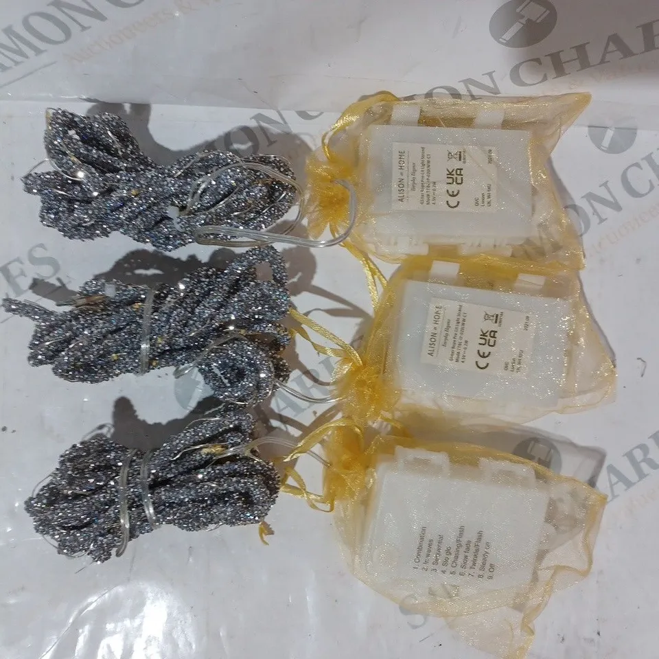 OUTLET ALISON CORK 2M INDOOR/OUTDOOR PRE-LIT GLITTER ROPE STRANDS