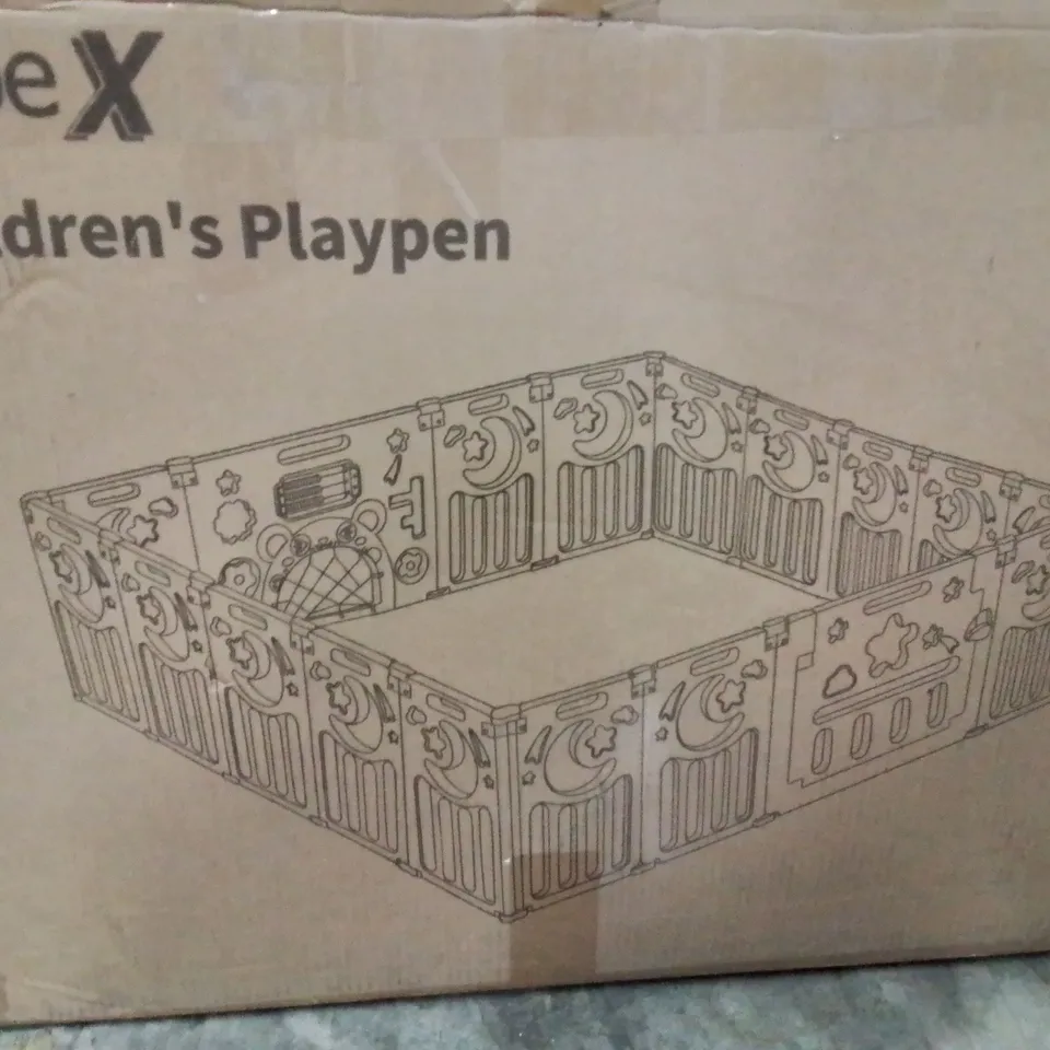 BOXED LARGE CHILDREN'S PLAYPEN