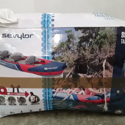BOXED SEVYLOR TAHITI PLUS 3 PERSON INFLATABLE KAYAK