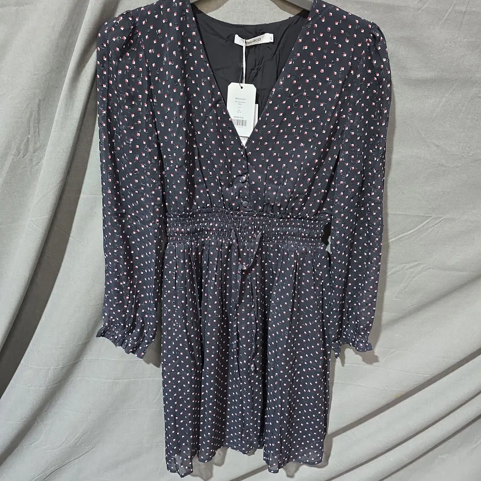 MAJOLICA MINI GEO DRESS, BLACK – WOMEN'S UK 12 (L)