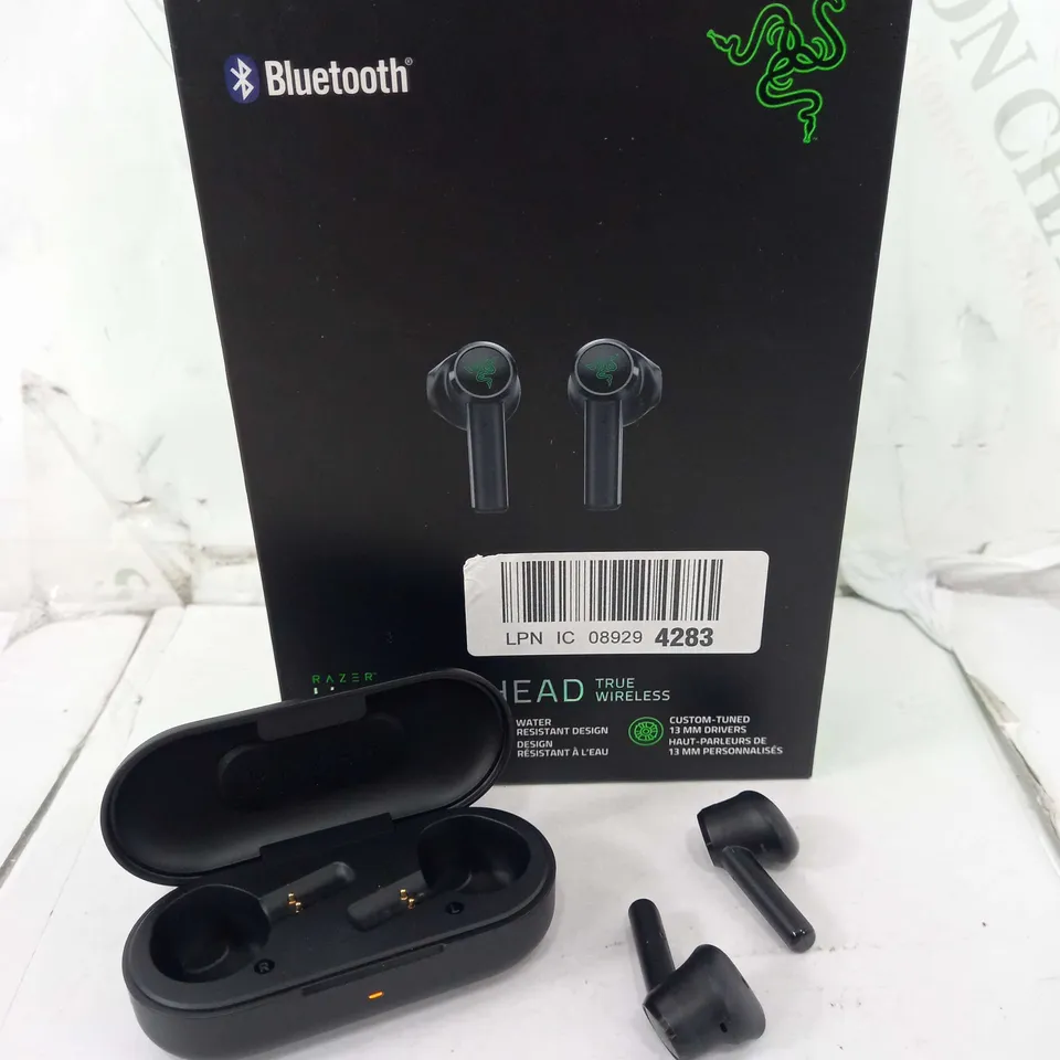 BOXED RAZER HAMMERHEAD TRUE WIRELESS EARPHONES 