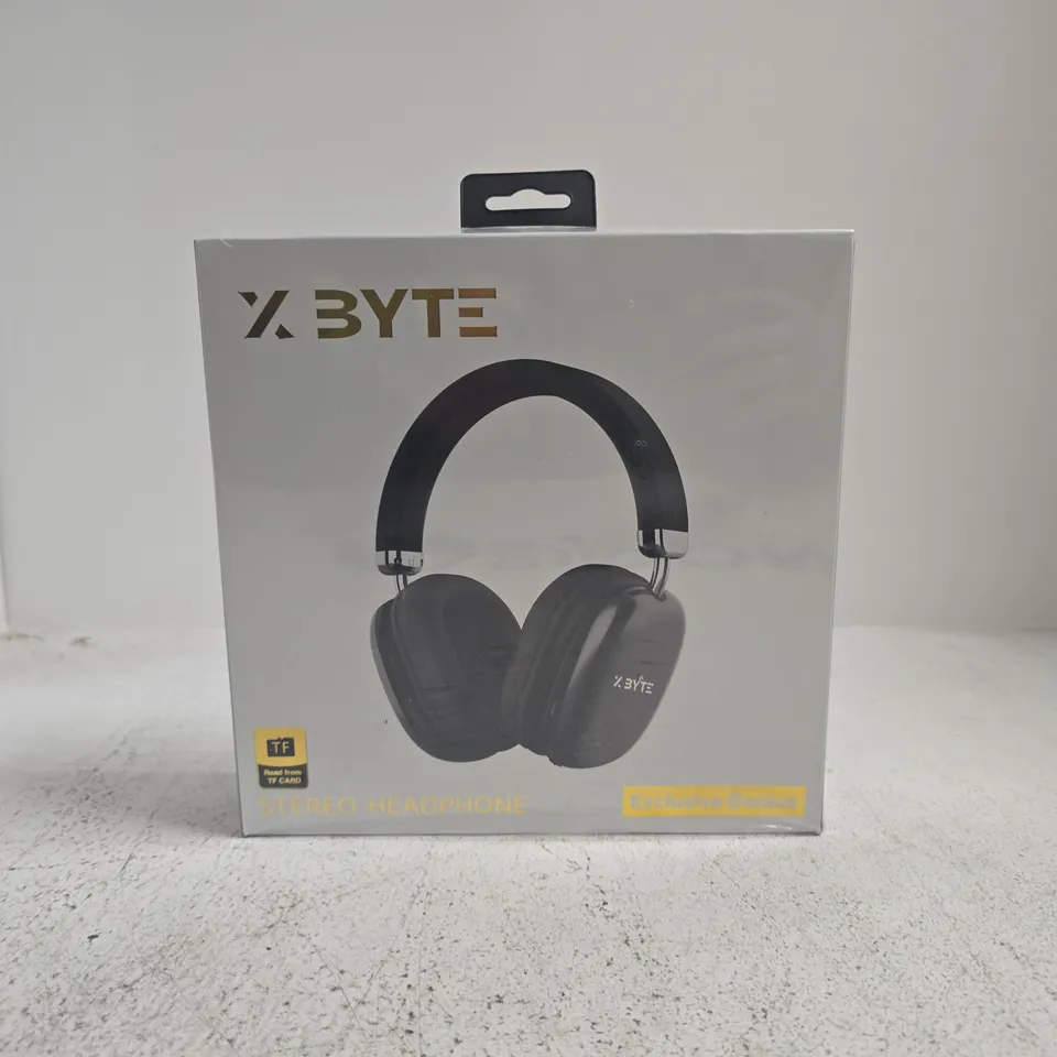 BOXED X BYTE STEREO HEADPHONES