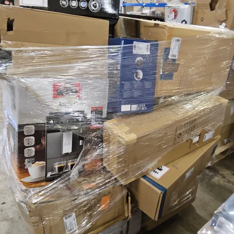 PALLET OF APPROXIMATELY 25 UNPROCESSED RAW RETURN HOUSEHOLD AND ELECTRICAL GOODS TO INCLUDE;