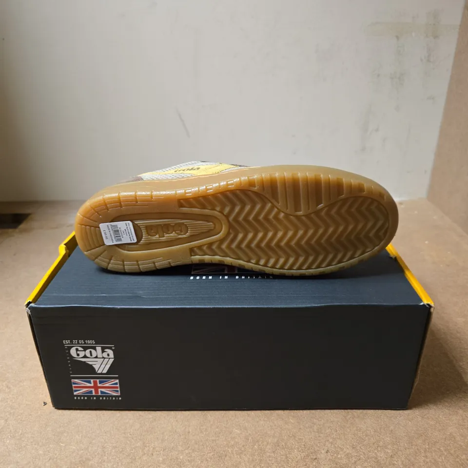 GOLA HAWK '83 OB MENS TRAINERS – BONE/OTTER/POLLEN/CHEETAH - 6