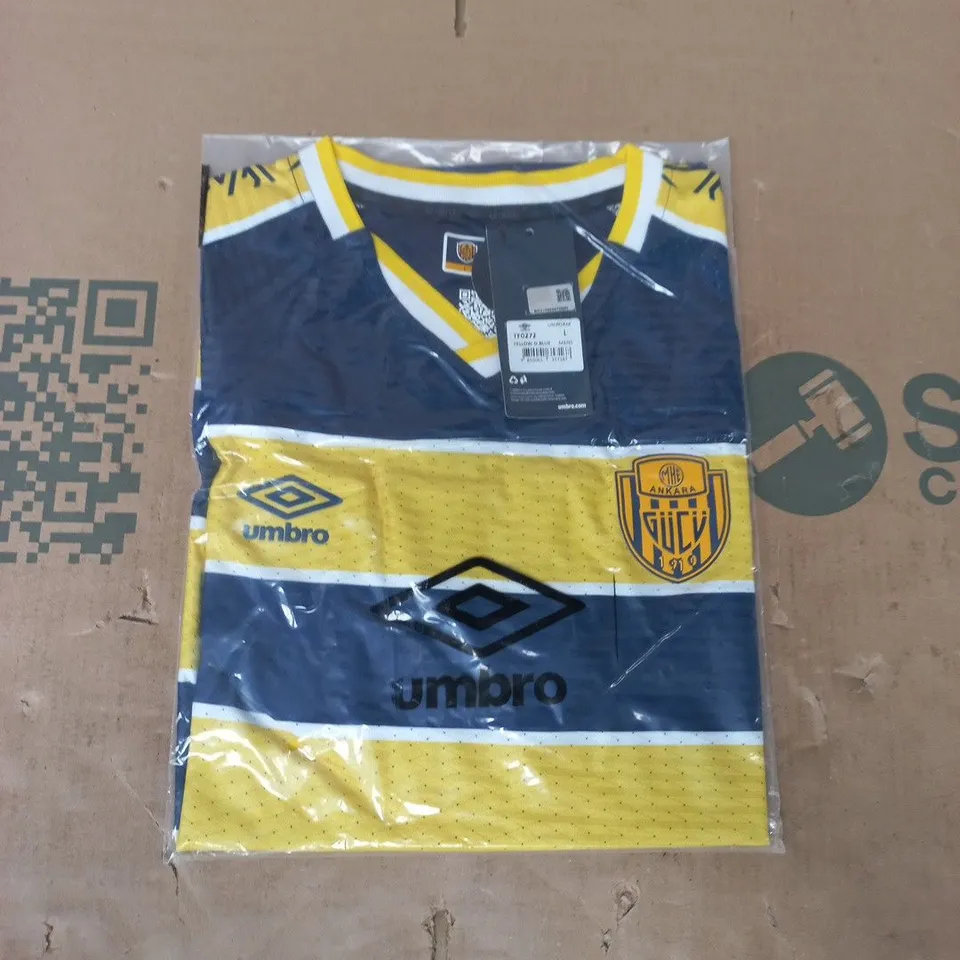 BAGGED UMBRO MKE ANKARAGÜCÜ 2023-24 SEASON JERSEY SIZE LARGE