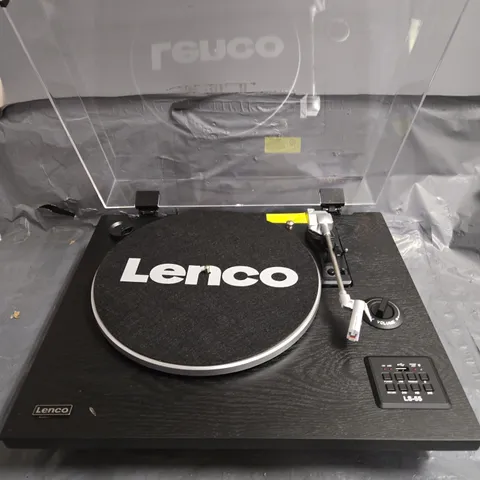 LENCO LS-55BK TURNTABLE WITH BLUETOOTH USB MP3 PLAYER-ENCODER AND BUILT IN SPEAKERS
