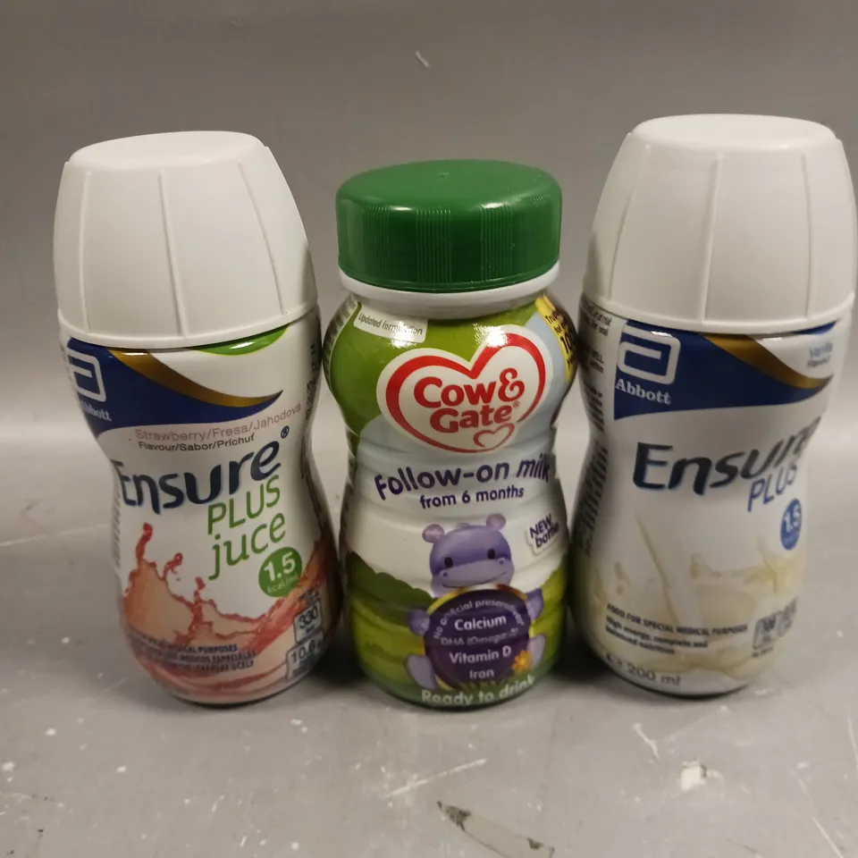 APPROXIMATELY 15 ASSORTED FOOD SUPPLEMENT DRINKS - COLLECTION ONLY 