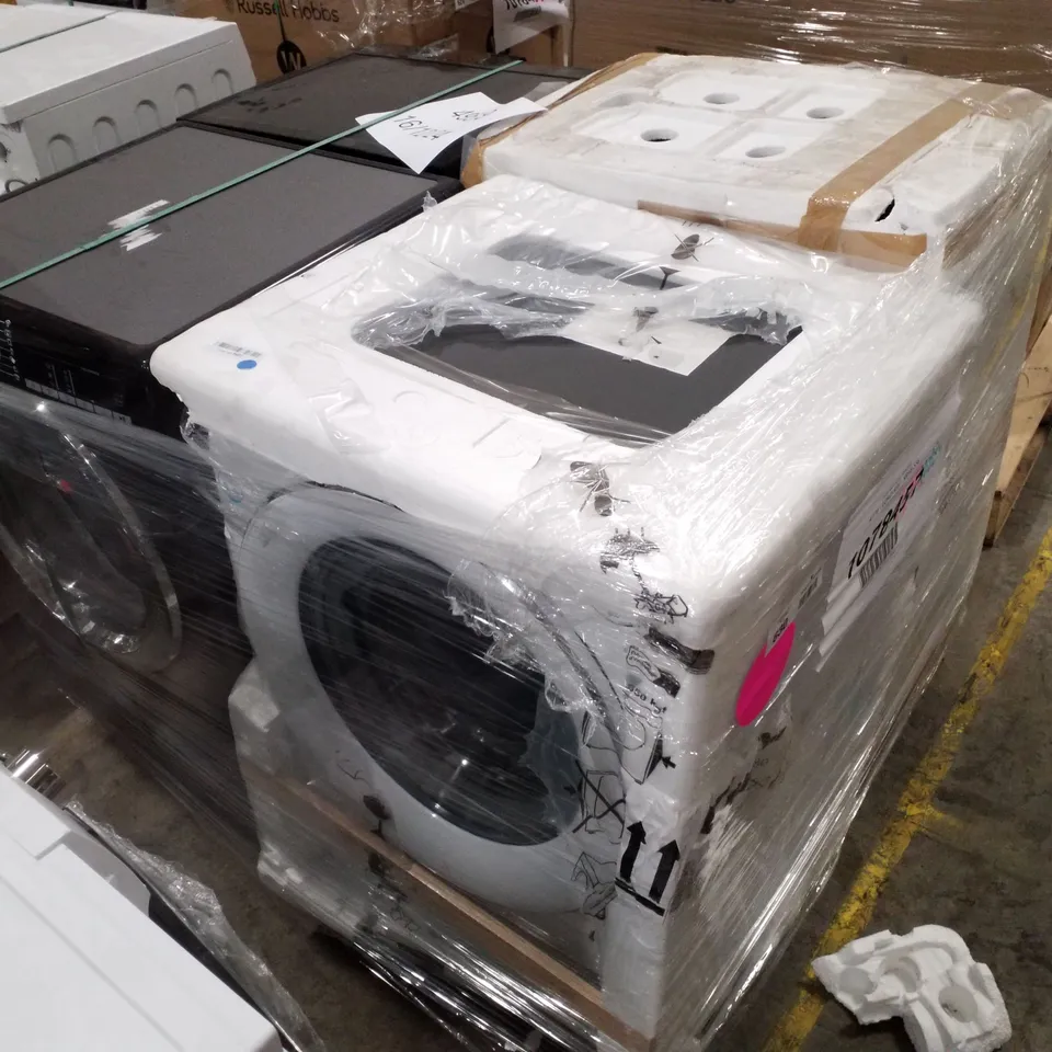 PALLET OF APPROXIMATELY 4 UNPROCESSED RAW RETURN WHITE GOODS TO INCLUDE