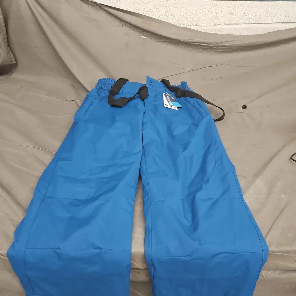 MOUNTAIN WAREHOUSE DUSK II SKI PANT BLUE SIZE S/P WITH TAGS