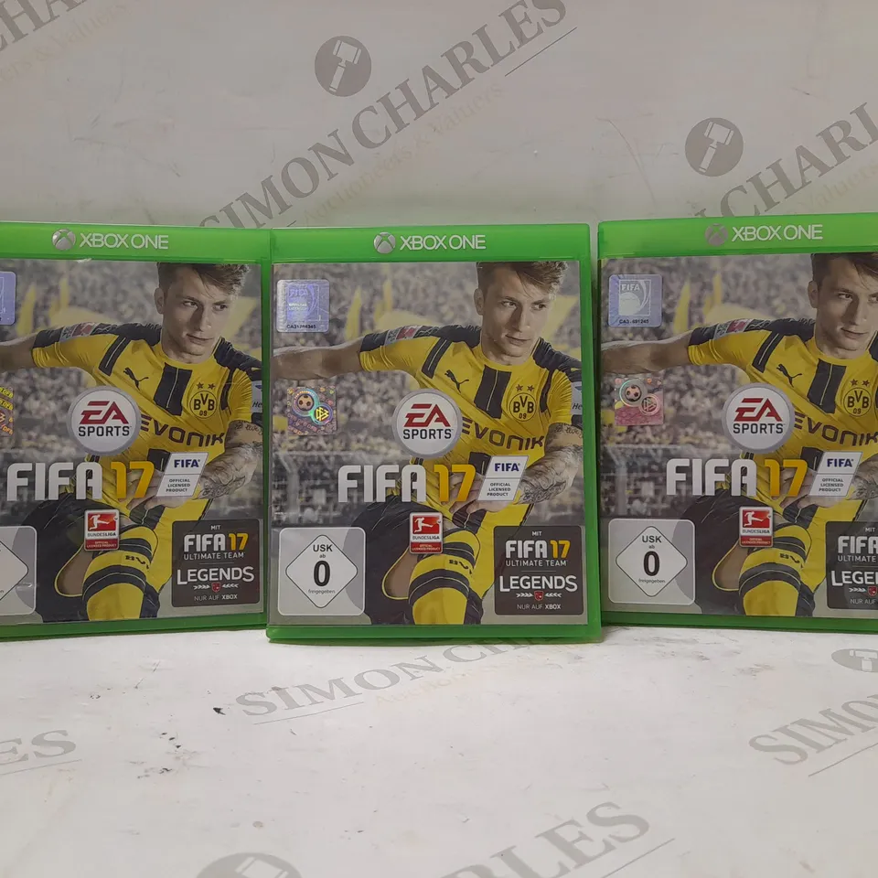 BOX OF APPROX 4 XBOX ONE FIFA 17
