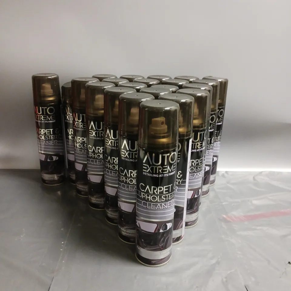 LOT OF APPROX. 22 AUTO EXTREME CARPET AND UPHOLSTERY CLEANER 300ML
