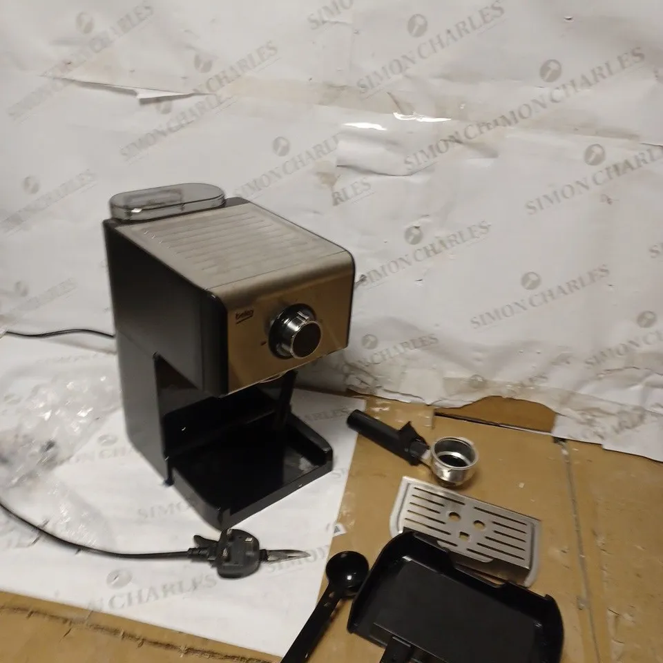 BEKO CEP5152B ESPRESSO PUMP COFFEE MACHINE, 15 BAR, 1200ML TANK, BLACK