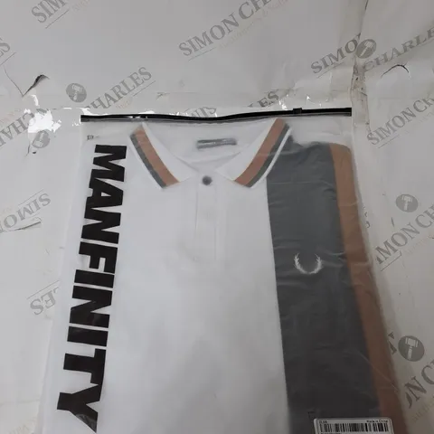 MANFINITY WHITE POLO SHIRT SIZE XL