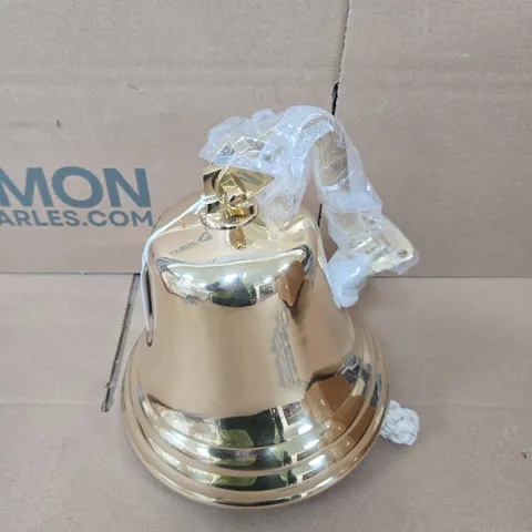 POLISHED SOLID BRASS NAUTICAL SHIP'S BELL