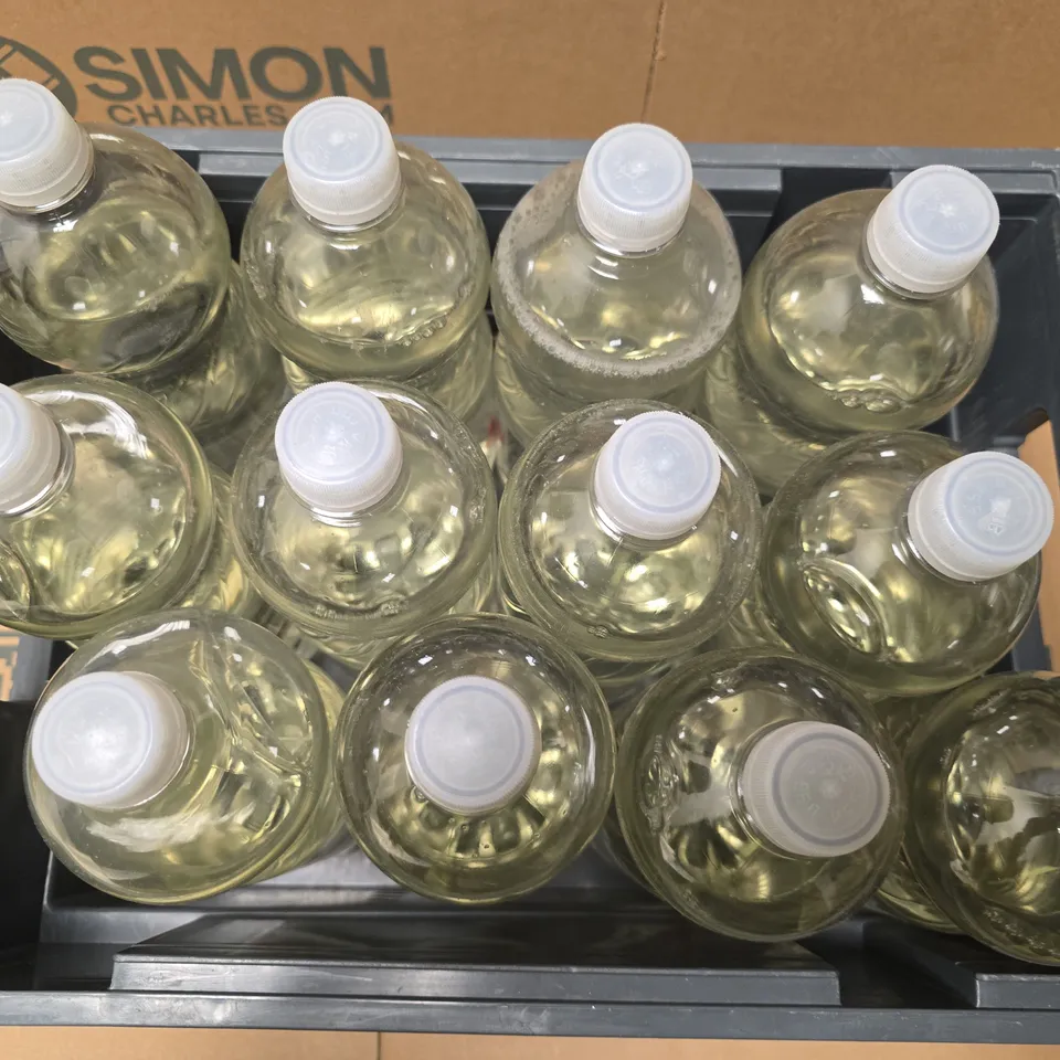 APPROXIMATELY 12 SPARKLING APPLE & TASPBERRY FLAVOURED WATER (1L)