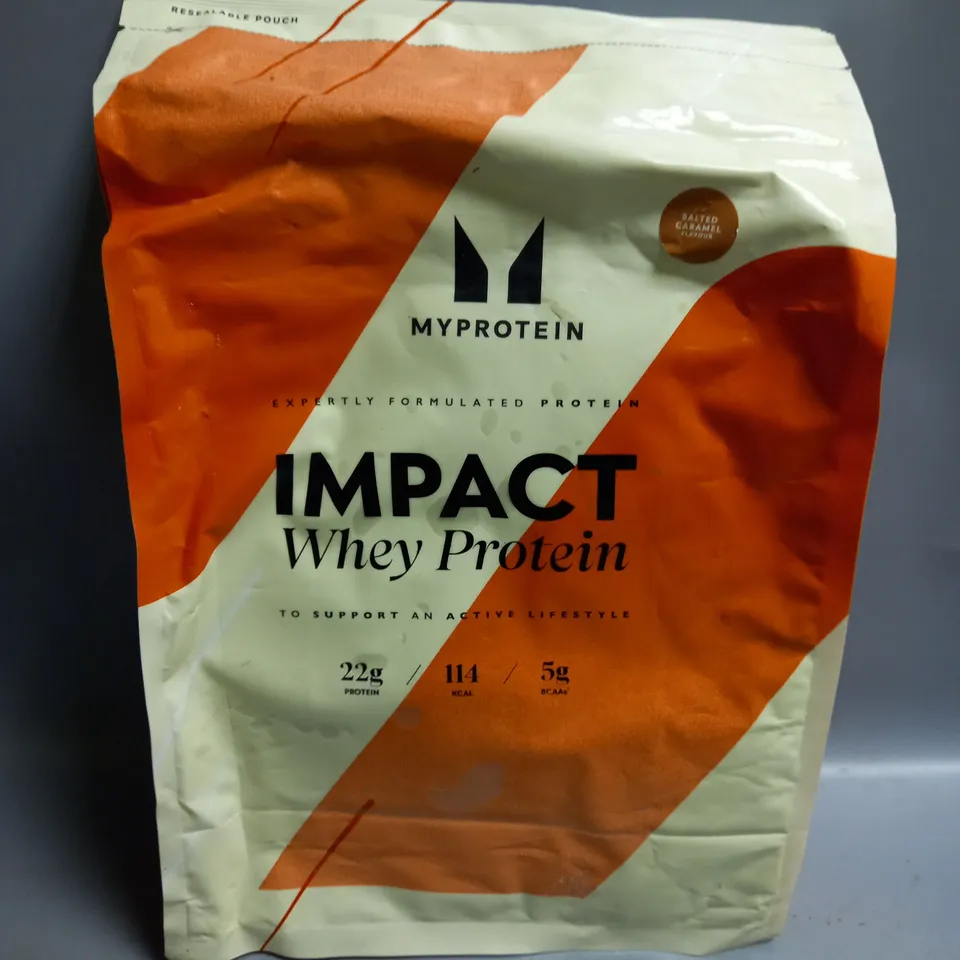 MYPROTEIN IMPACT WHEY PROTEIN POWDER 2.5KG SALTED CARAMEL FLAVOUR