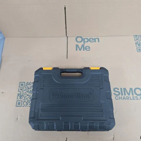 AMARTISAN SCREWDRIVER & BIT SET IN BLACK/YELLOW CASE