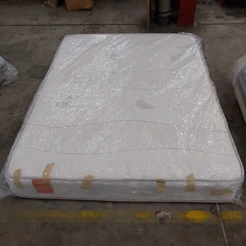 QUALITY BAGGED 140CM W OPEN COIL MATTRESS