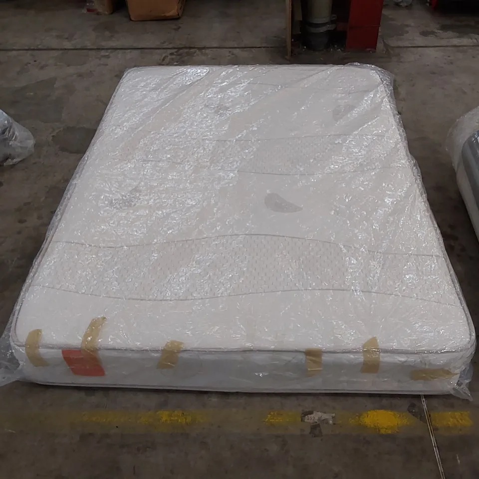 QUALITY BAGGED 140CM W OPEN COIL MATTRESS 