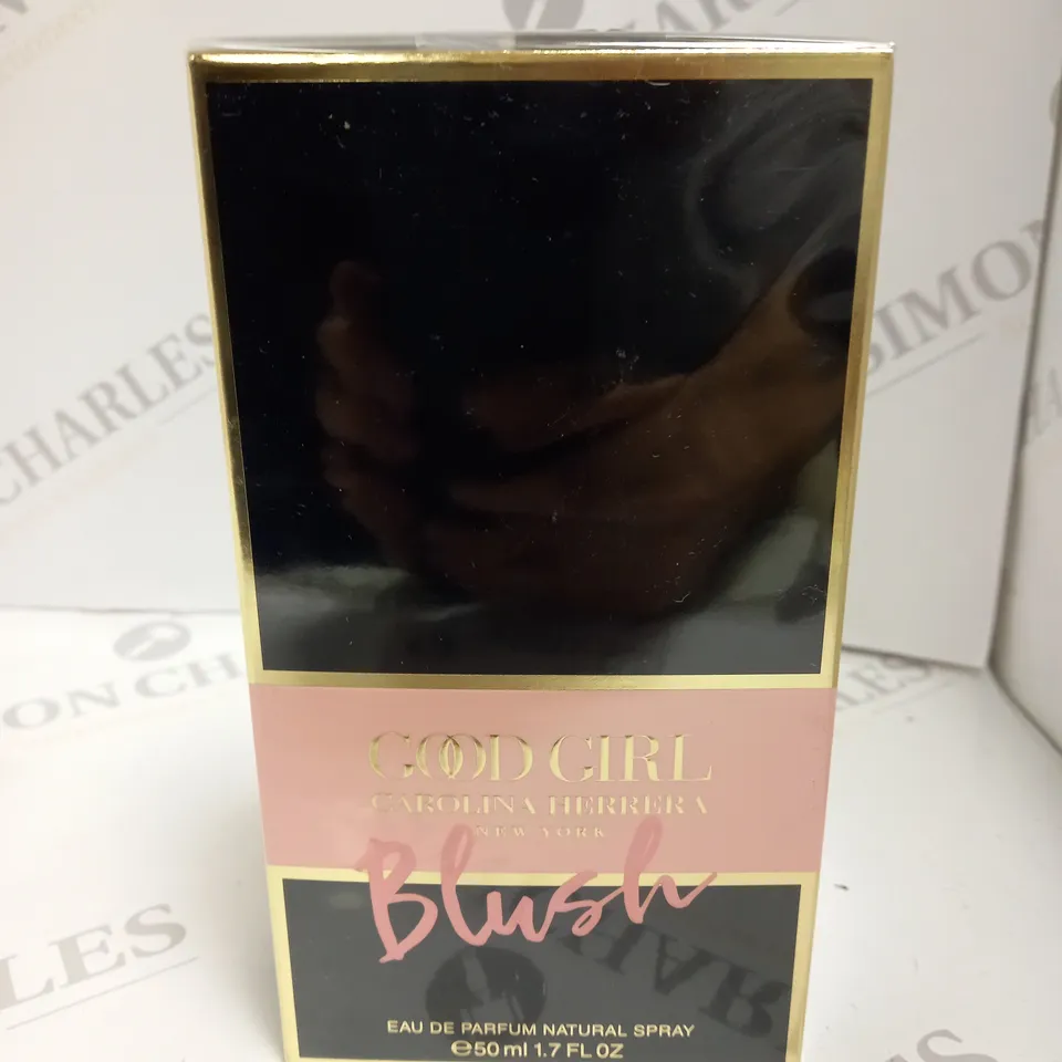 BOXED AND SEALED GOOD GIRL CAROLINA HERRERA NEW YORK BLUSH EAU DE PARFUM 50ML