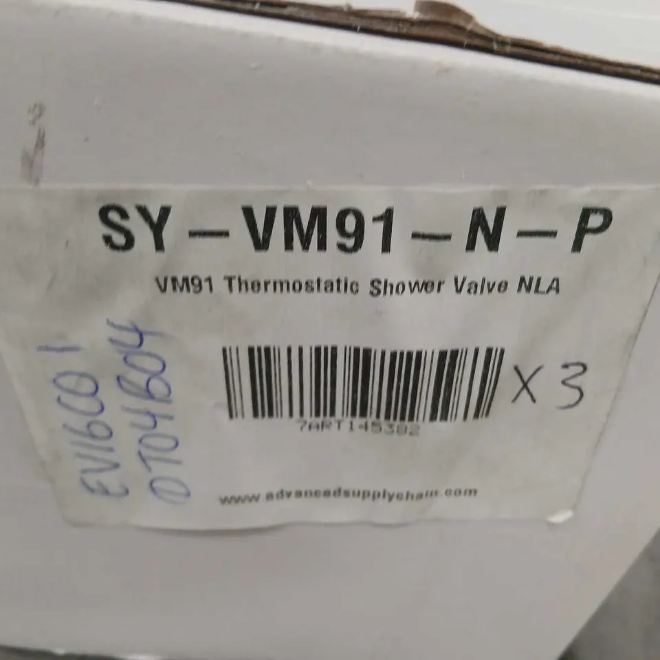 VM91 EXPOSED CONCENTRIC THERMOSTATIC SHOWER VALVE - N/P (SY-VM91-N-P)