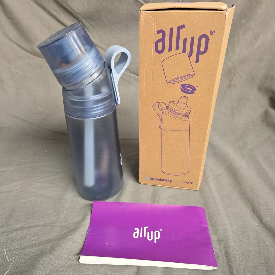 AIR UP WATER BOTTLE IN BLUEBERRY 600ML