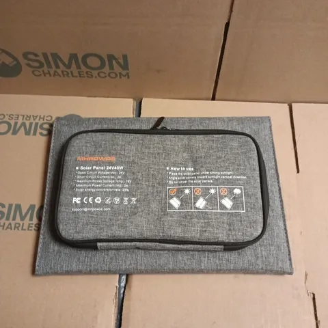 MHPOWER SOLAR PANEL 24V 40W 