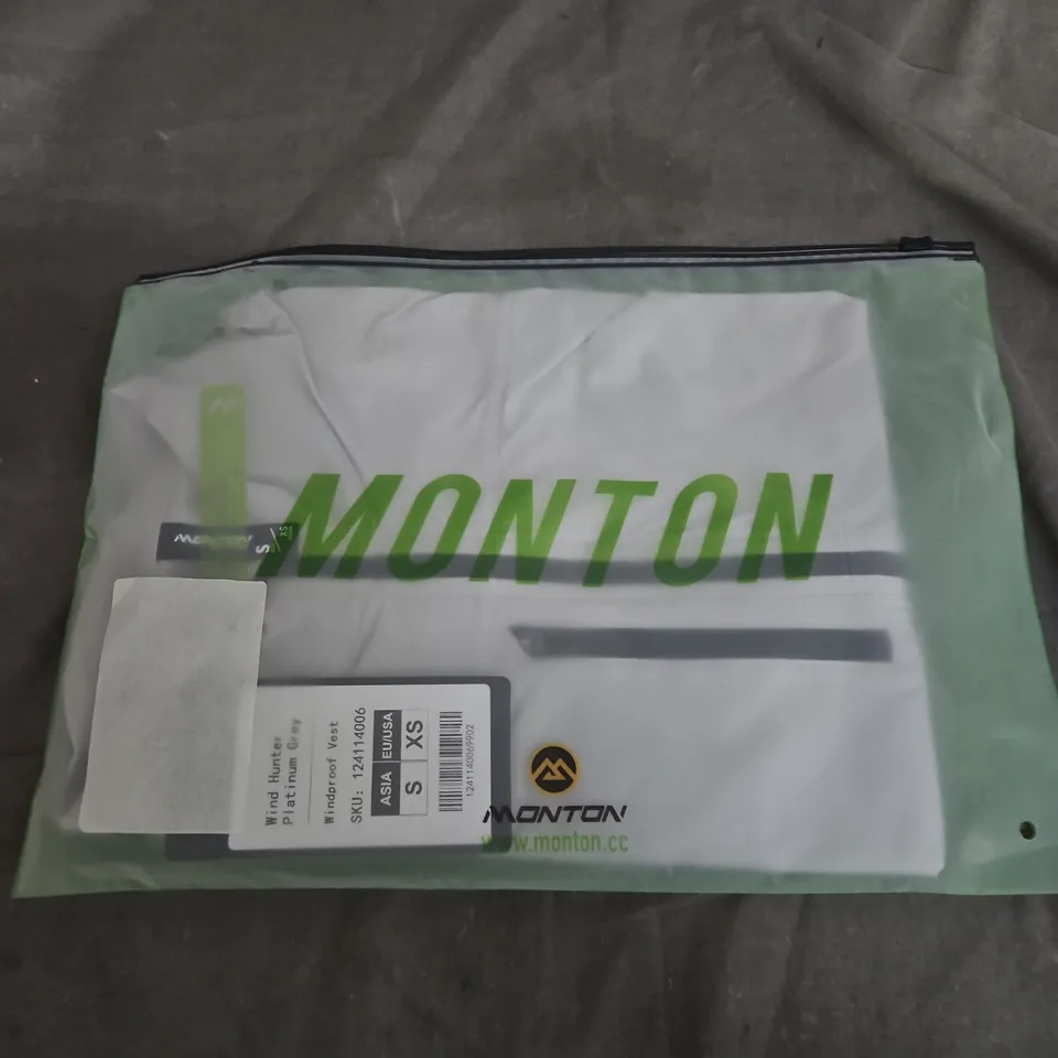 MONTON WINDPROOF VEST – PLATINUM GREY (WIND HUNTER)