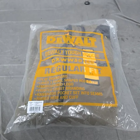 DEWALT TOUGH HOODIE OLIVE X-LARGE