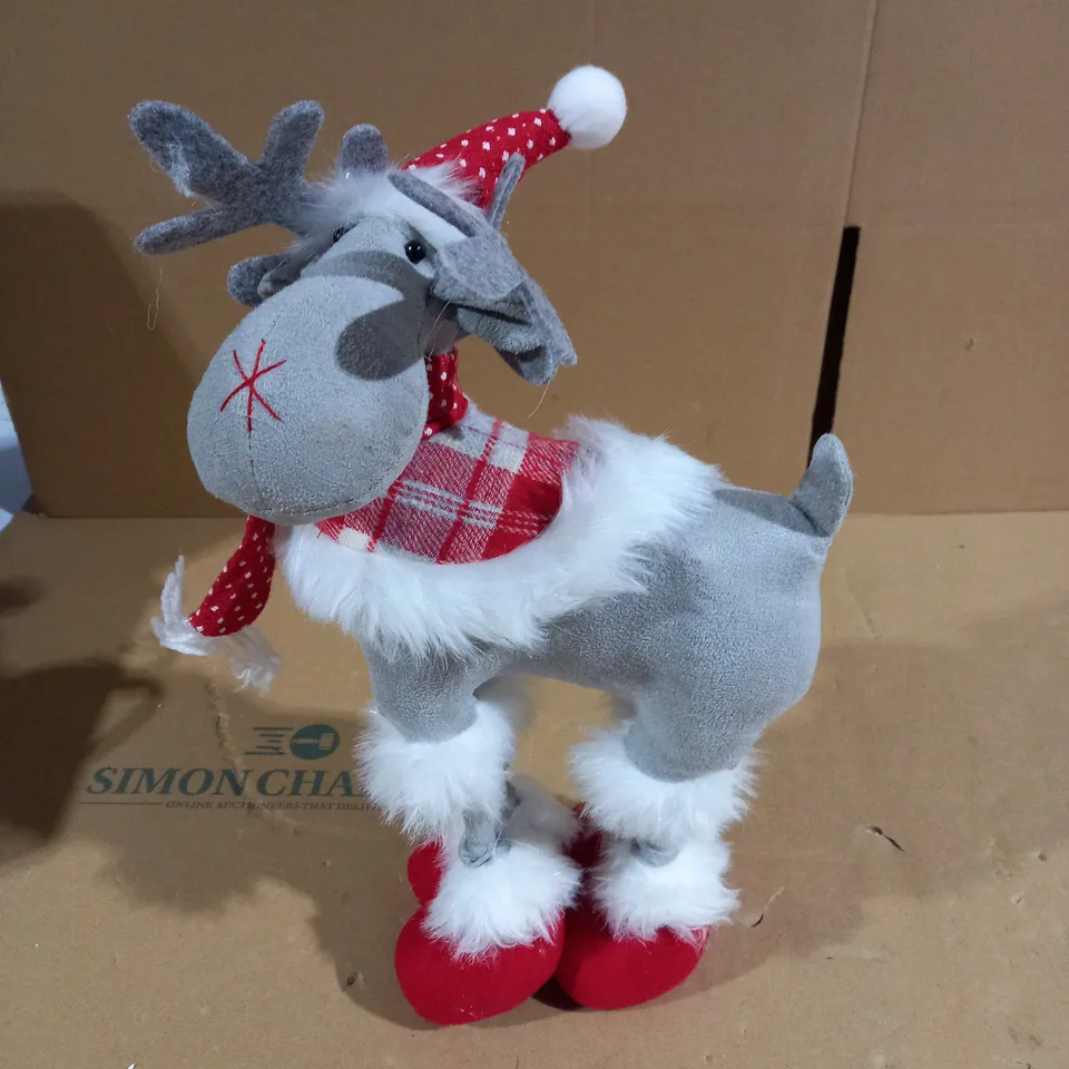 BOXED STANDING PLUSH DEER RRP £24.99