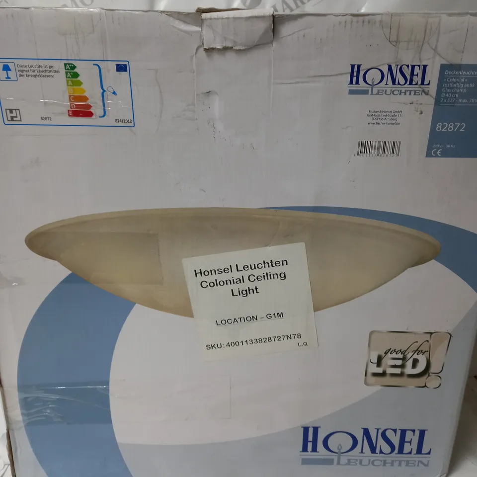 BOXED HONSEL LEUCHTEN COLONIAL CEILING LIGHT