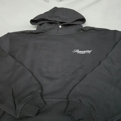 REPRESENT OWNERS CLUN SCRIPT HOODIE SIZE L