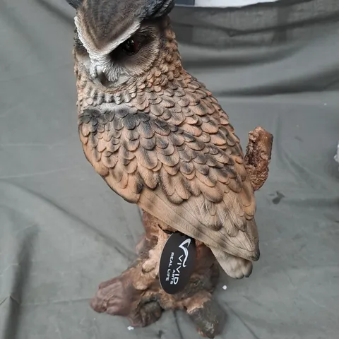 VIVID ARTS LONG EARED OWL FIGURE 